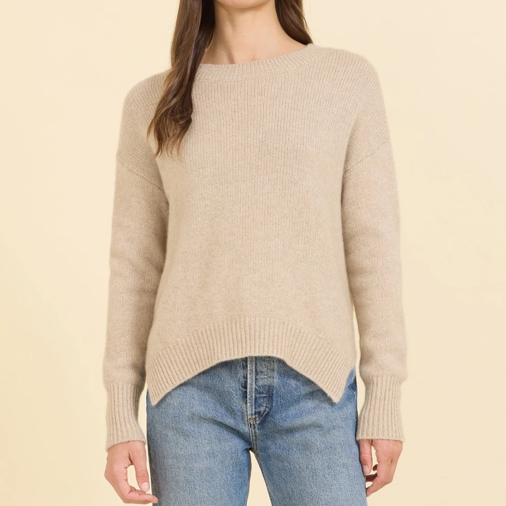 One Grey Day Lyle Cashmere Pullover